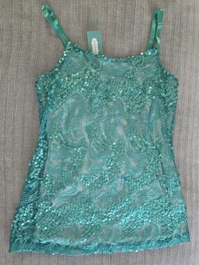 Simply Stunning Sequin Lined Tank Top